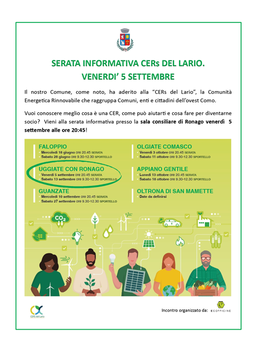 Serata informativa CERs del Lario