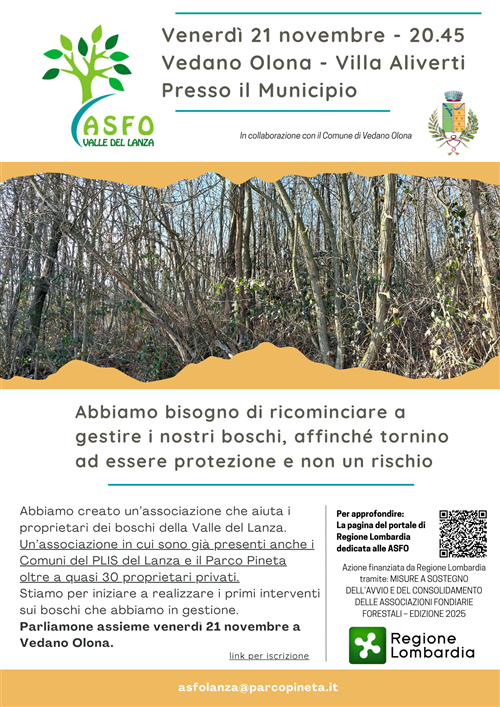 L’Associazione Fondiaria: pubblico e privati insieme per la salute e la sicurezza dei boschi